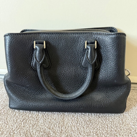 Michael Kors Black Satchel with Textured Leather - Picture 3 of 4
